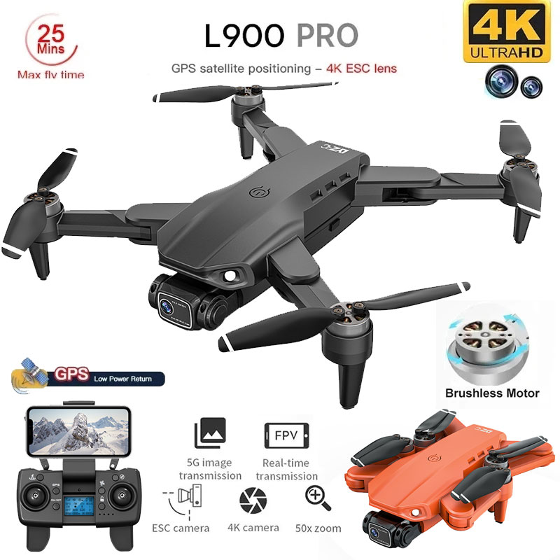 Drone Kf Rc - L900 Pro GPS Drone 4K Professional