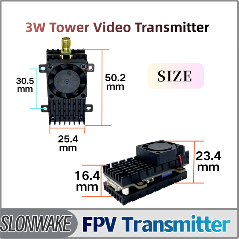 Drone Rc Remote - SLONWAKE 5.8G 3000mW Simulation VTX FPV