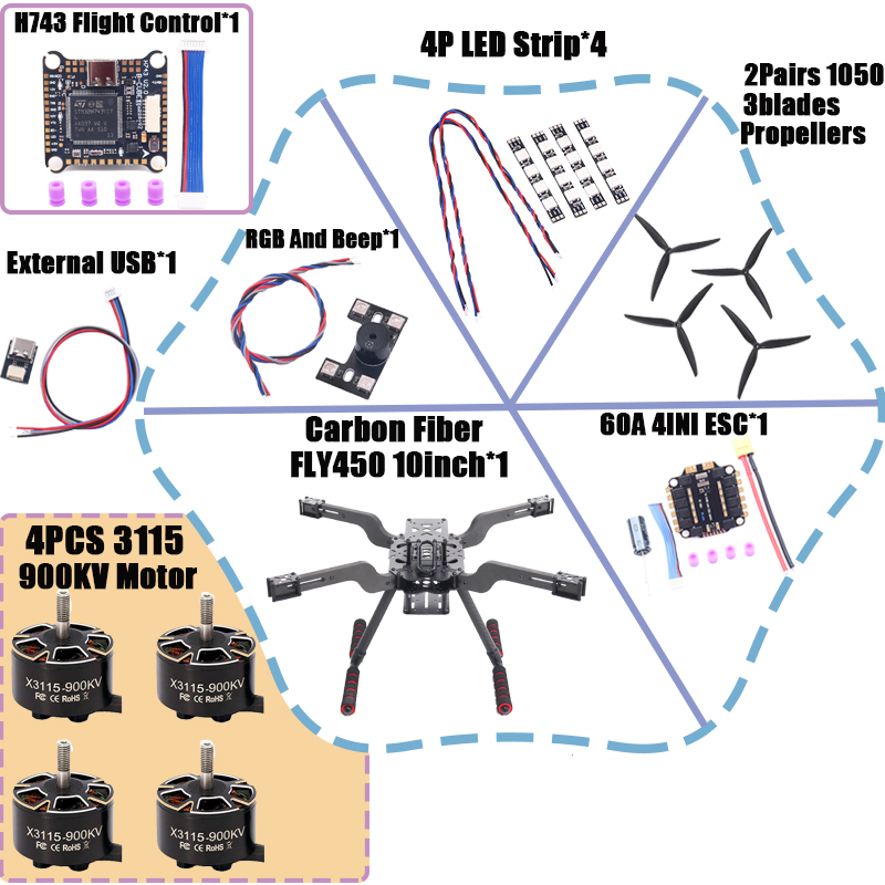 B-CUBE Open Source New Smart D - Heavy Lift Drone Frame review and price