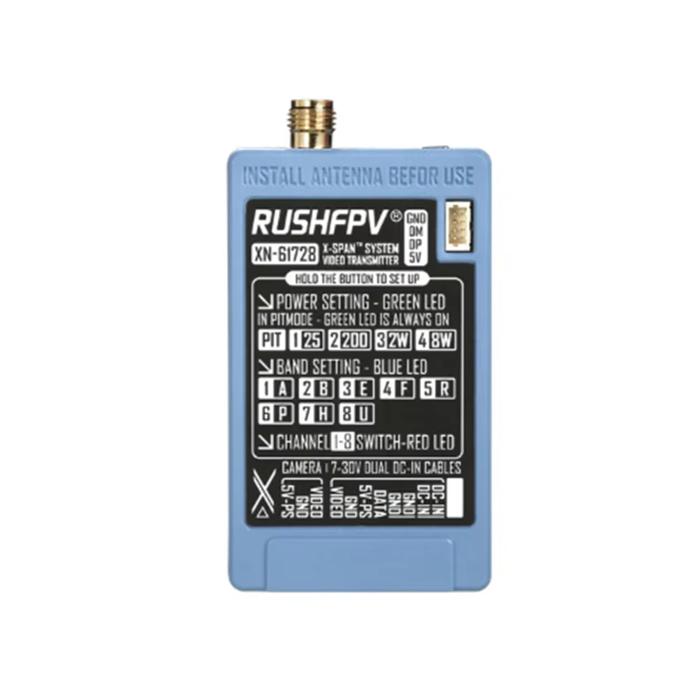RUSHFPV 6.1‑7.2G 8W X61728 VTX - Drone Rc Remote review and price