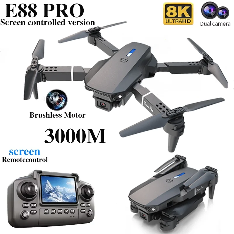 Professional E88 PRO Drone wit - Drone Kf Rc review and price