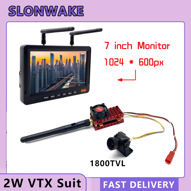 SLONWAKE 5.8G 2W VTX FPV 1800T - Drone Kf Rc review and price