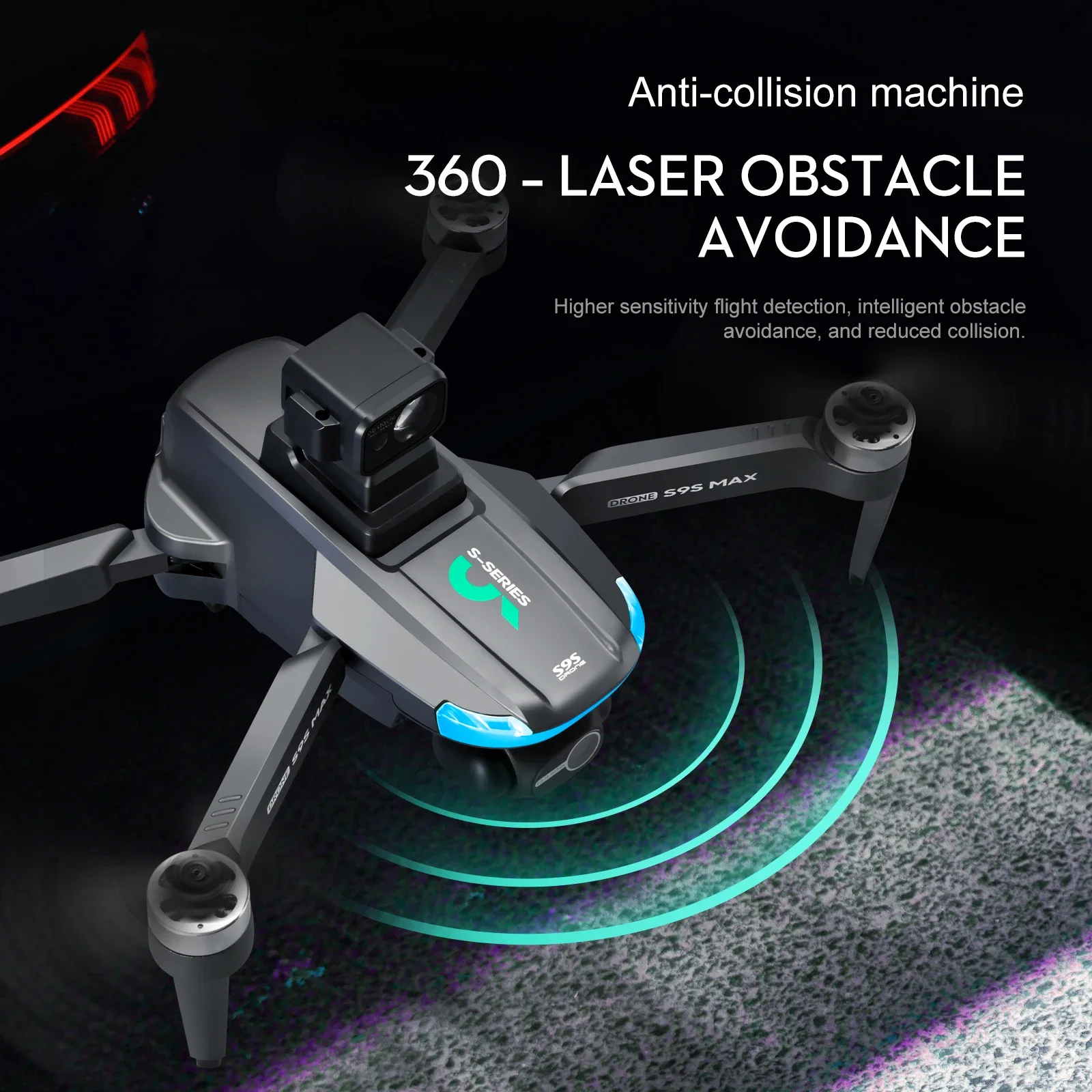 NEW S9S MAX MINI Drone 4K 2-Ax - Gps Module Drone review and price