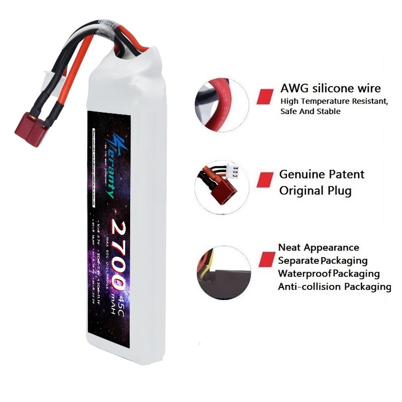 1/3PCS 2S 7.4V Lipo Battery 27 - Drone Rc Race review and price