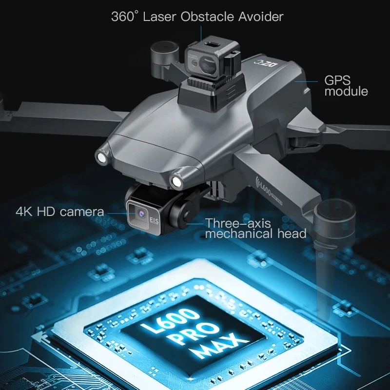 L600 PRO MAX GPS Drone Profess - Drone Kf Rc review and price