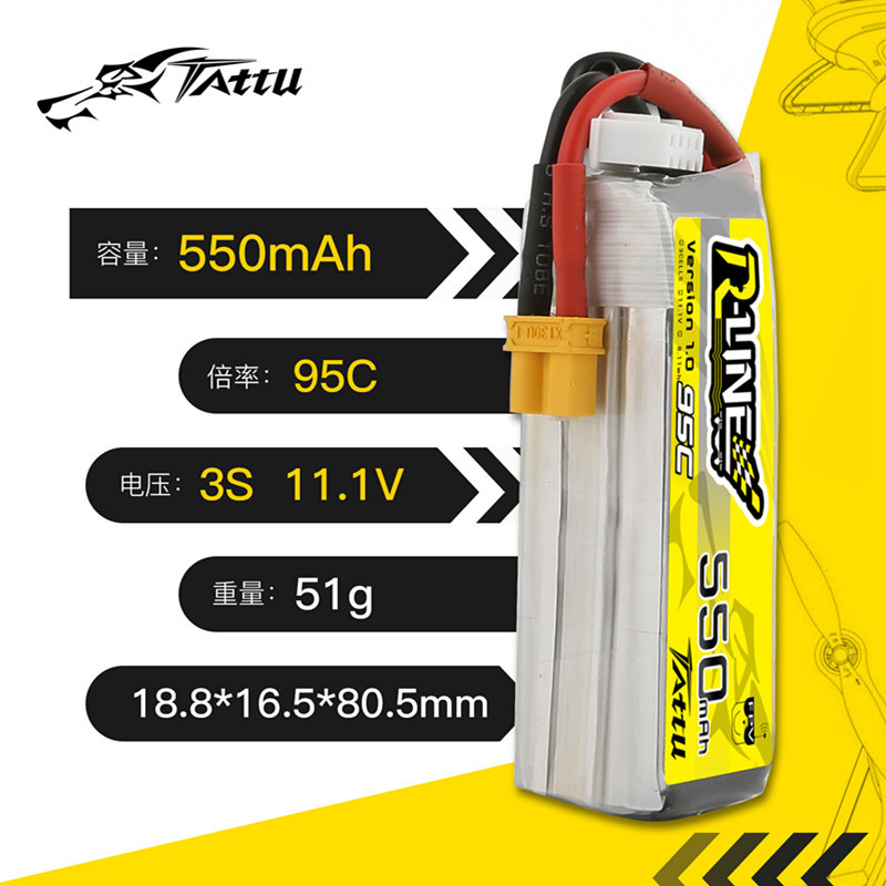 Upgrade TATTU R-LINE 1.0 550mA - Drone Rc Race review and price