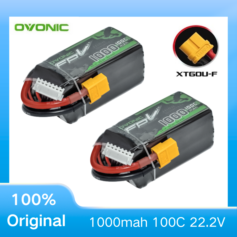 2Pcs OVONIC 1000mAh 100C 22.2V - Drone Rc Race review and price