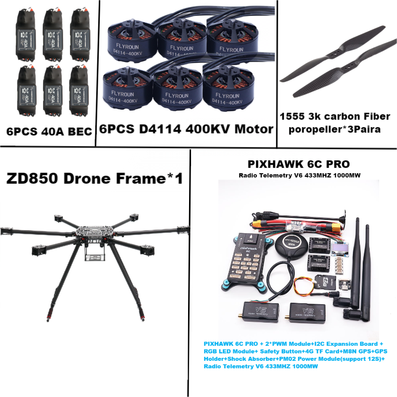 ZD850 6C PRO M8N M9N M10 Fligh - Heavy Lift Drone Frame review and price
