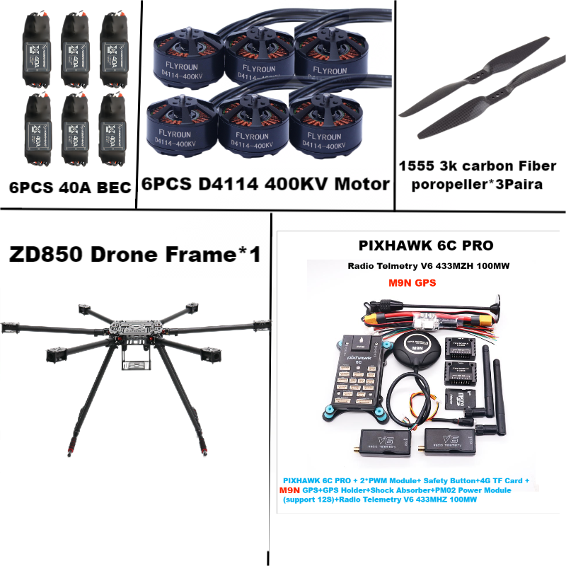 ZD850 6C PRO M8N M9N M10 Fligh - Heavy Lift Drone Frame review and price