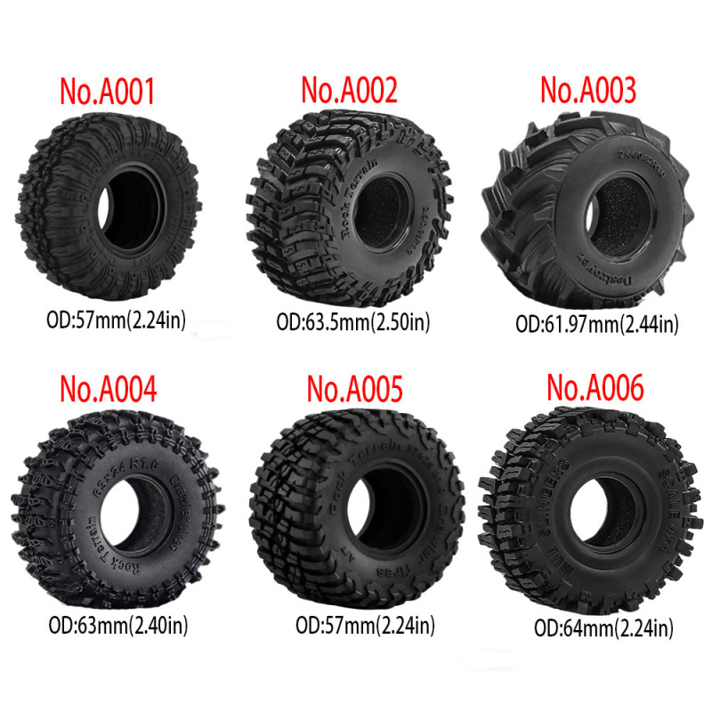 4PCS 1.0inch 57-67mm RC Crawle - Rc Rock Crawler review and price