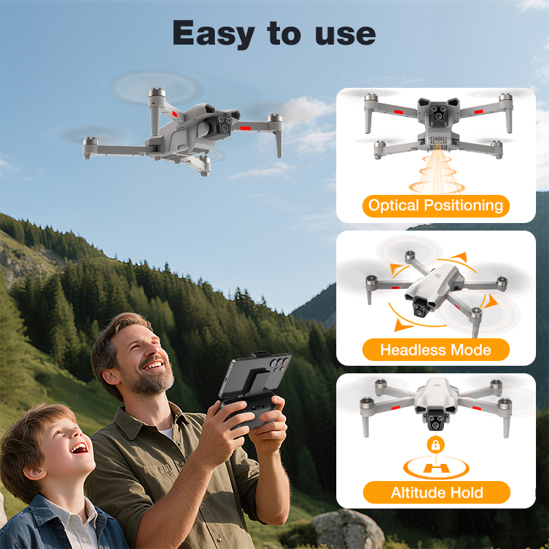 NEW Hot L017 Pro Drone Brushle - Drone Rc Pro 2 review and price