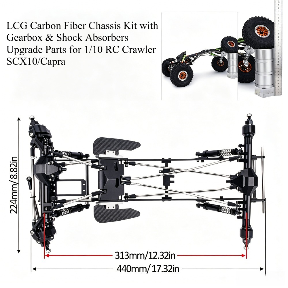 1/10 RC Rock Crawler LCG Carbo - Rc Rock Crawler review and price