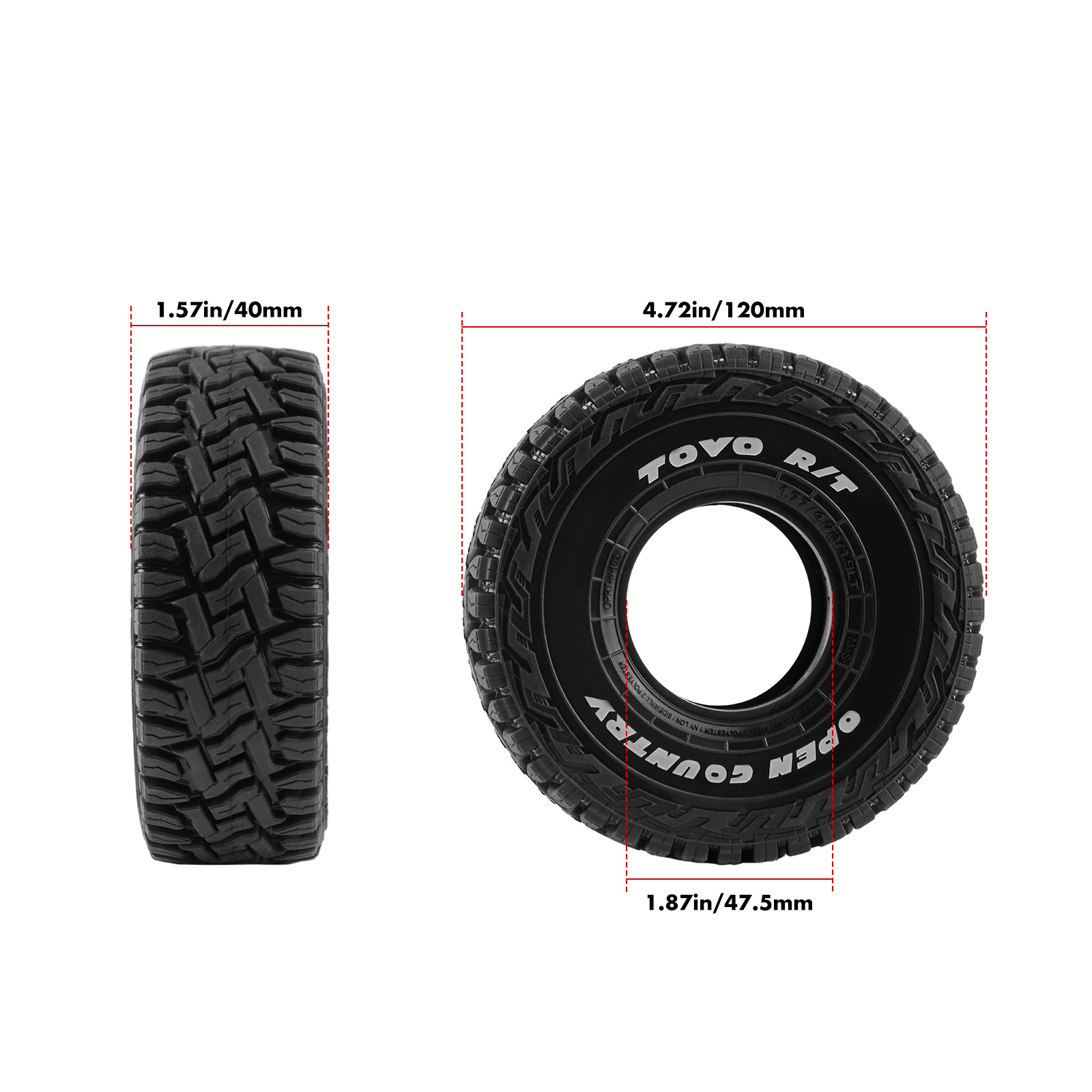 1.9 Inch RC Rock Crawler Tires - Rc Rock Crawler review and price